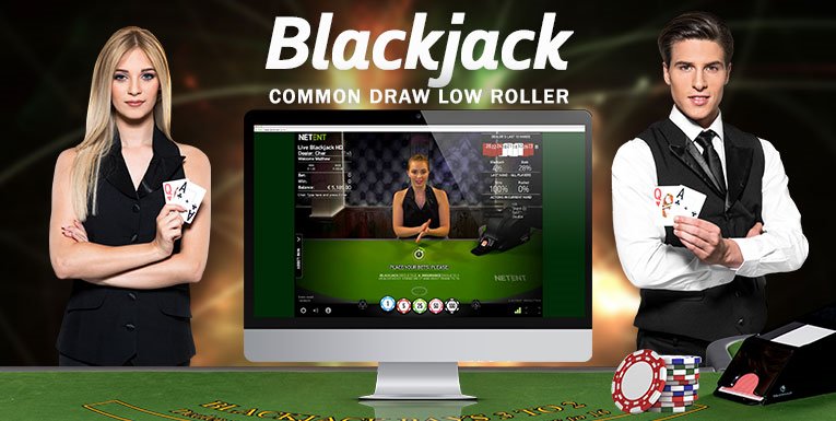 How To Play Live Blackjack Common Draw High Roller?