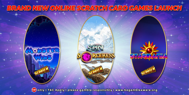 Brand New Online Scratch Card Games Launch at Spinzwin